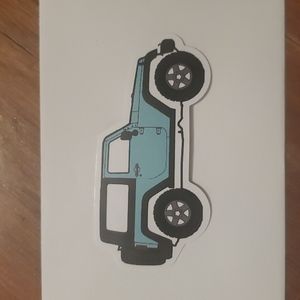 Blue Jeep Sticker